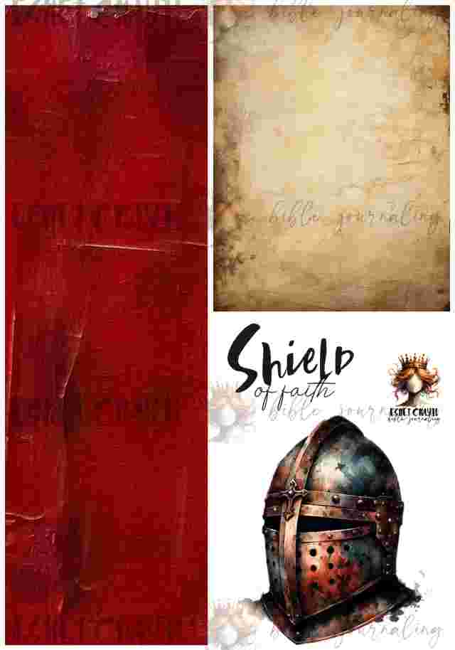 #BIBLE JOURNALING PRINTABLE - ARMOR OF GOD ENGLISH