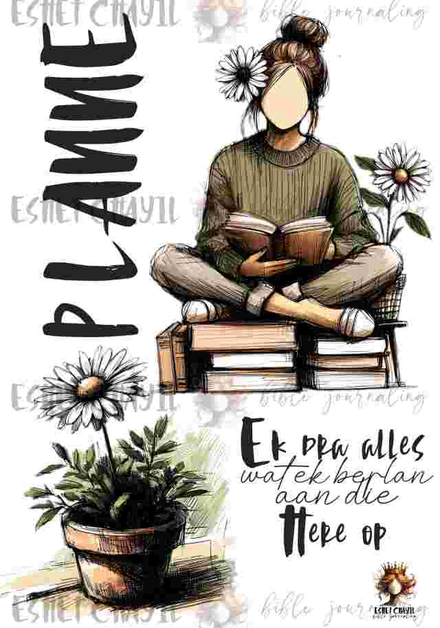 #BIBLE JOURNALING PRINTABLE - COMMIT AFRIKAANS