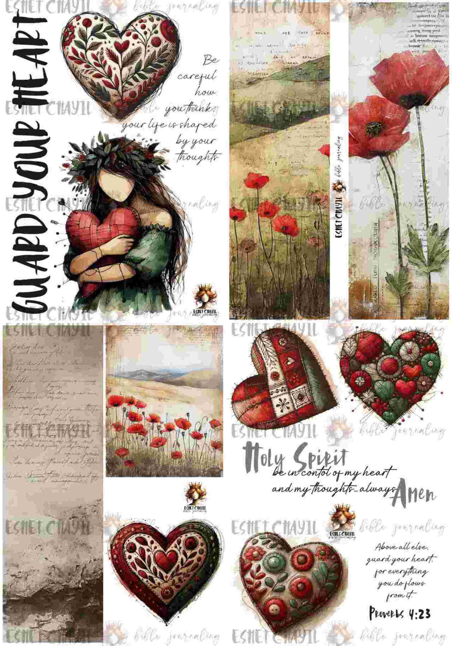 #BIBLE JOURNALING PRINTABLE - GUARD ENGLISH