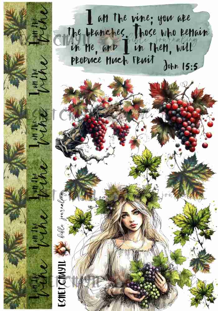 #MINI JOURNALING PRINTABLE - VINE